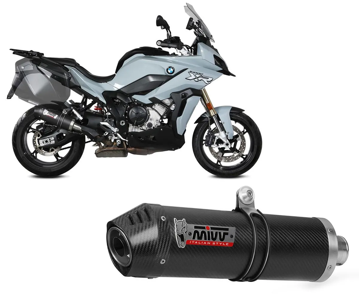 Terminale Di Scarico Mivv Oval Fondello In Carbonio Per Bmw S 1000 Xr 2020 > 2024-B.039.L3C-290243