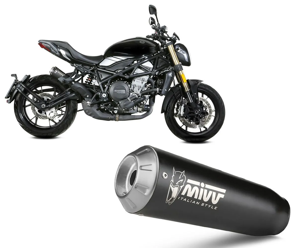 Terminale Di Scarico Mivv X-m1 Black E4 E5 Per Benelli 752 S 2019 > 2024-E.009.LC4B-299559