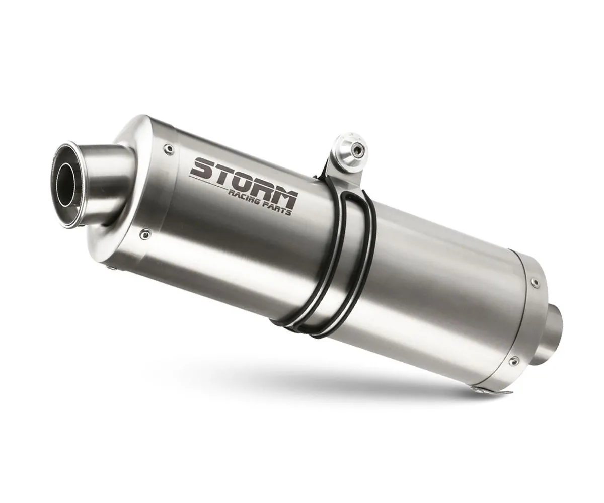 Scarico Storm By Mivv Oval Acciaio Inox Per Aprilia Rsv4 2009 > 2016-74.A.008.LX2-300505