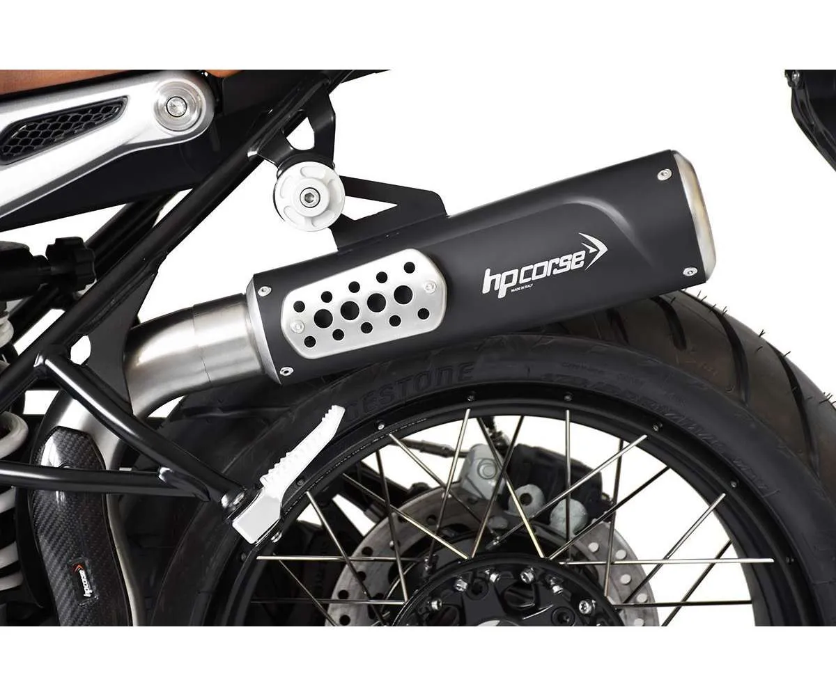 Terminale Di Scarico Pass Alto Raccordo 1-1 Hp Corse Hydroform Rs 300 Satinato Nero Per Bmw R Nine T 2021 > 2023-BMWNTHYRS05HC-A11-386127