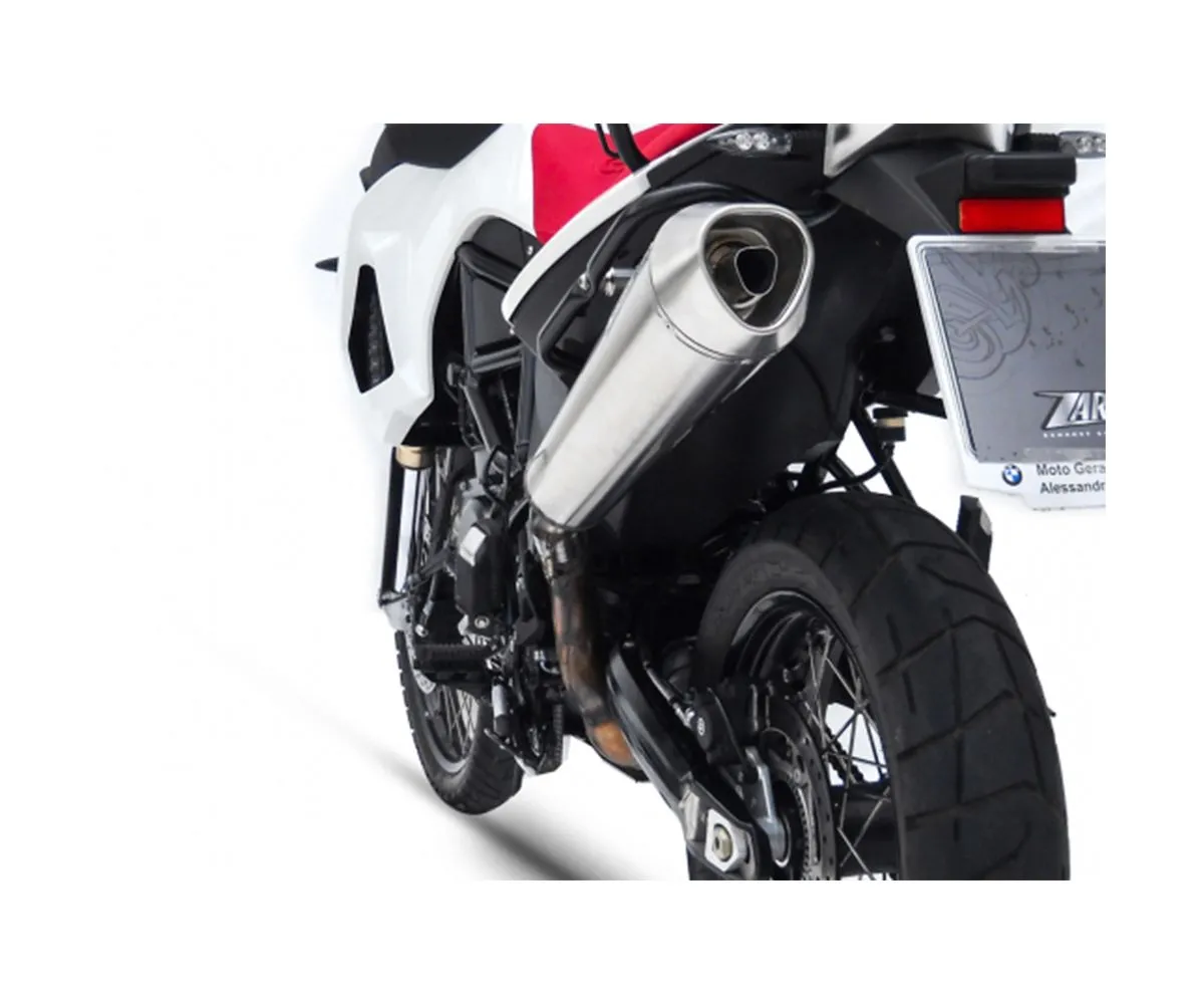 Impianto Di Scarico Bmw F 800 Gs Zard Zbmw524sso-s Acciaio Inox E3 2008 > 2015-ZBMW524SSO-S-247588