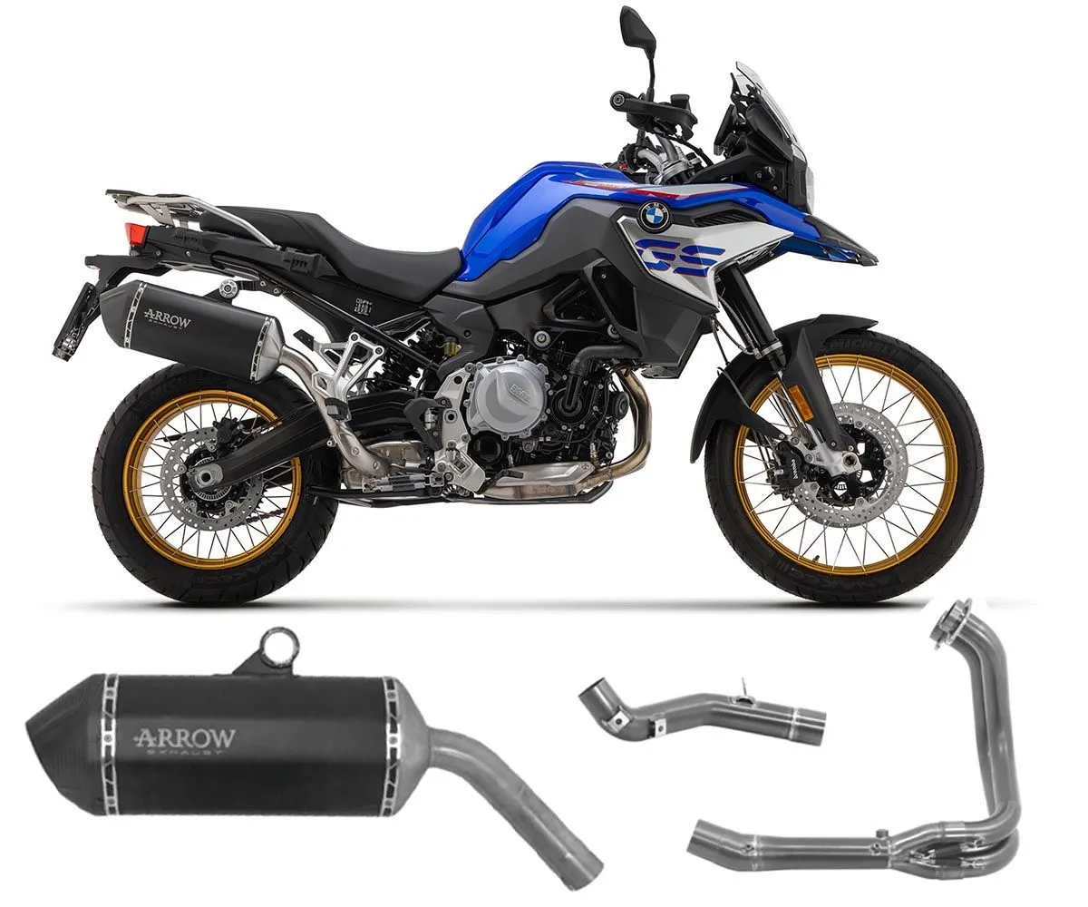 Scarico Completo Arrow Sonora Titanio Nero Bmw F 850 Gs 2021 > 2024-72510SKN--71776MI--71777MI-301776