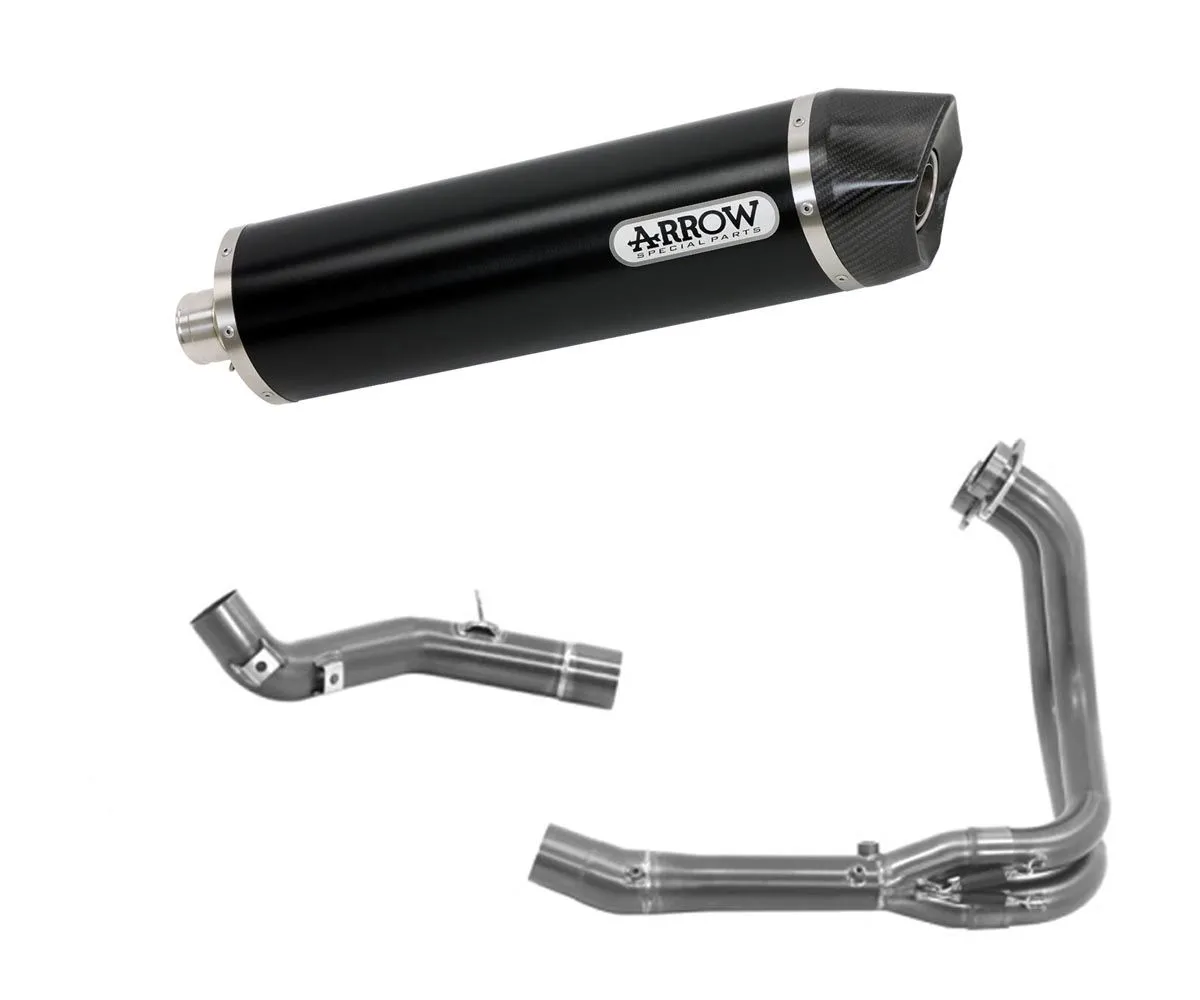 Scarico Completo Arrow Maxi Race-tech Alluminio Nero Bmw F 850 Gs 2021 > 2024-72639AKN--71776MI--71777MI-301779
