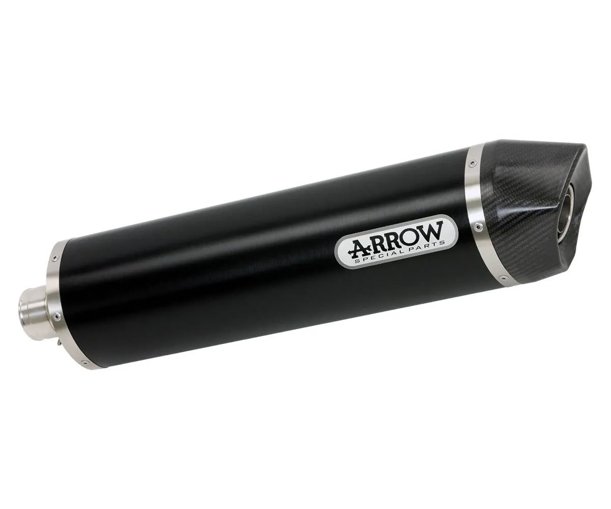 Terminale Di Scarico Arrow Maxi Race Tech Alluminio Nero Bmw R 1200 R 2006 > 2010-71747AKN-388265