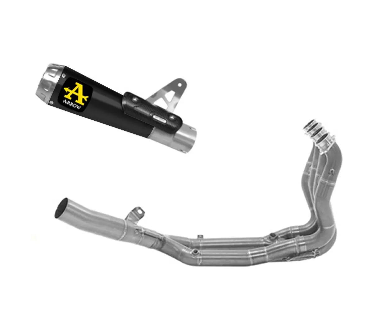 Scarico Completo Arrow Pro-race Steel End Cap Nichrom Nero Bmw S 1000 Rr 2019 > 2024-71903PRN--71768MI-289458