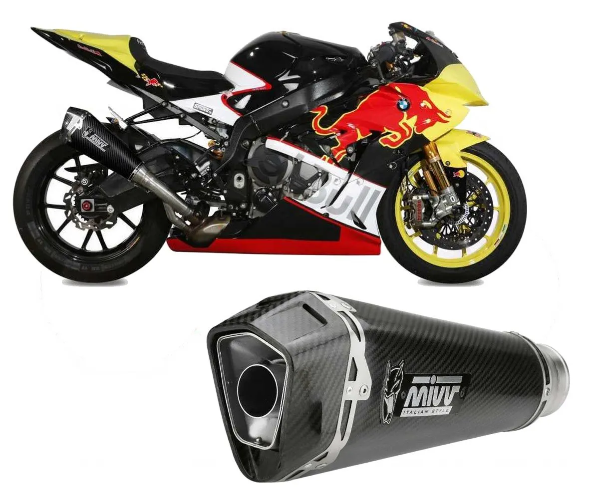 Terminale Di Scarico Mivv Delta Race Carbonio Per Bmw S 1000 Rr 2017 > 2018-B.031.LDRC-329852