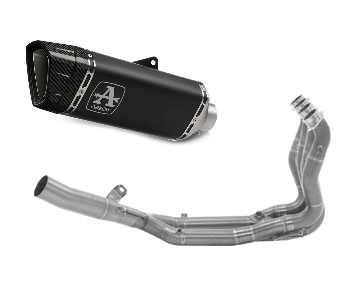 Scarico Completo Arrow Pista Steel-headers Titanio Nero Bmw S 1000 R 2021 > 2024-71506PTN--71718MI-289580