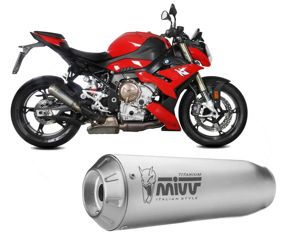 Terminale Di Scarico Mivv X-m1 Titanio Per Bmw S 1000 R 2021 > 2024-B.041.LC4T-329850