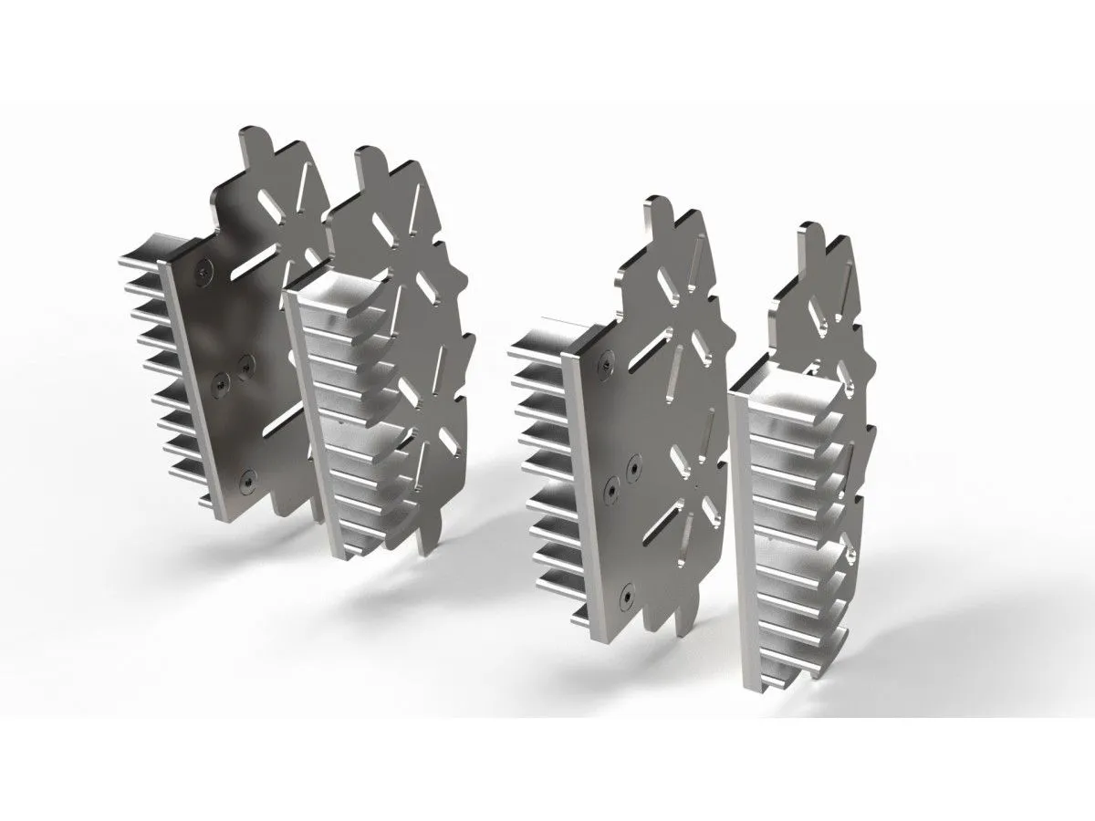 Dissipatori Calore Pinze Freno Argento Ducabike Dbk Per Ducati 848 2007 > 2013-BPR01G-302204