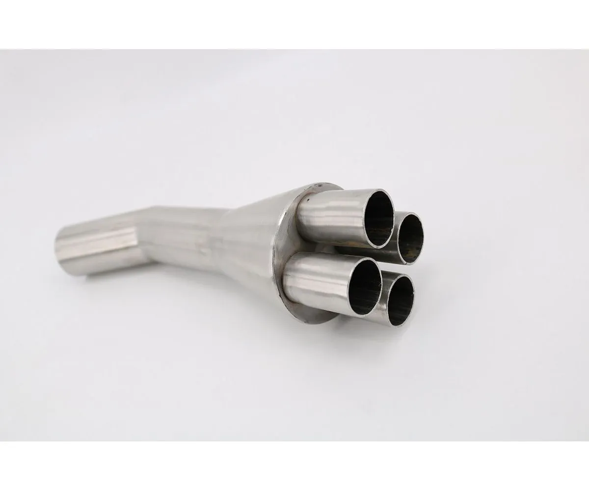 Tubo Di Raccordo 4in1 Gpr Cafè Racer 4in1 Racing Acciaio Inox Per Bmw K 100 1983 > 1994-CAFE.COL.1-290787