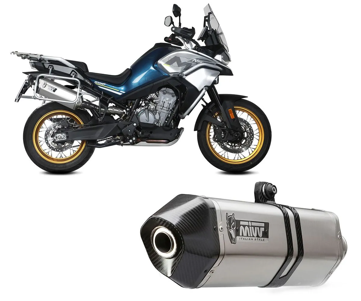 Terminale Di Scarico Mivv Speed Edge Inox Per Cf Moto 800mt 2022 > 2024-CF.001.LRX-290040