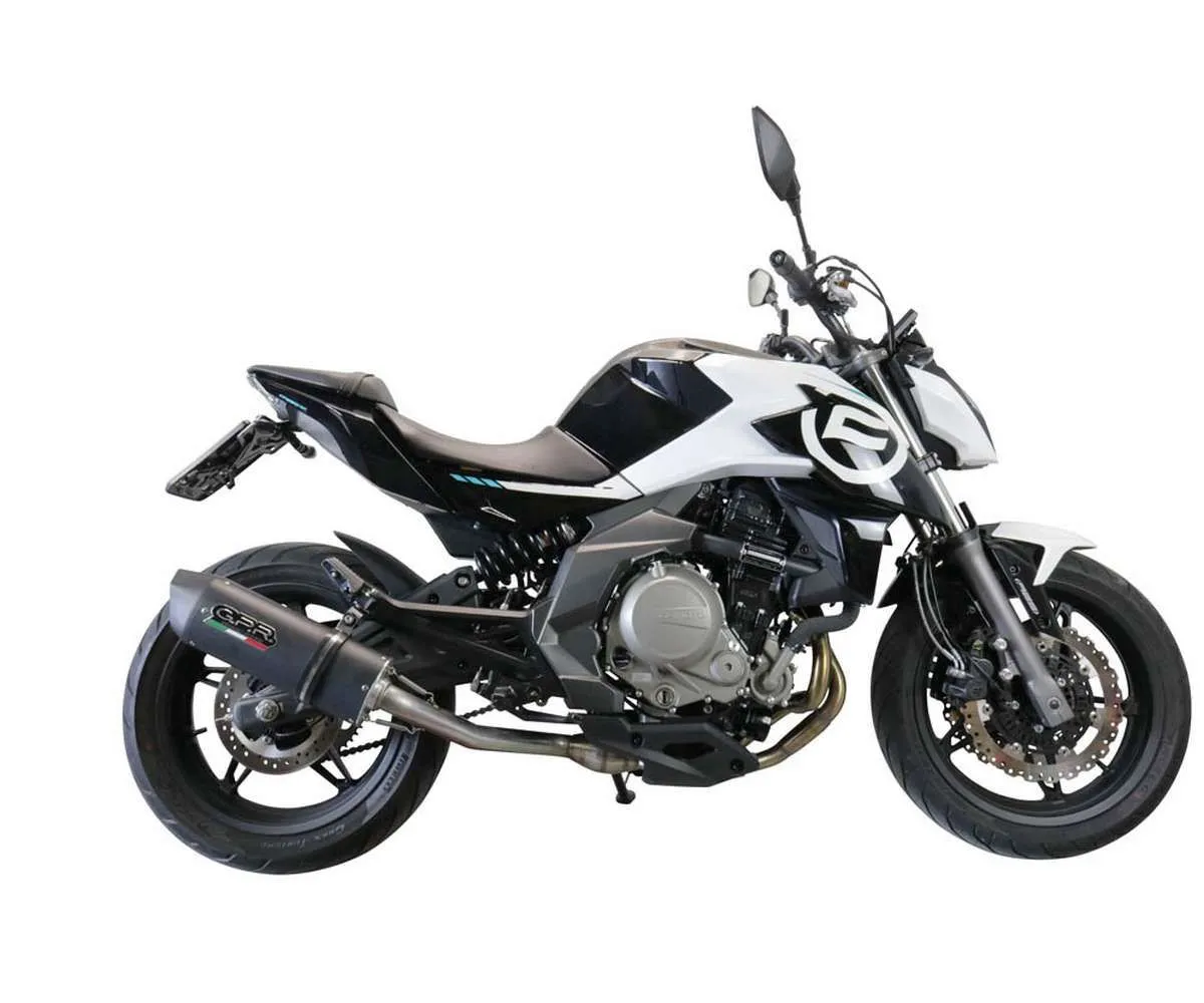 Terminale Di Scarico Gpr Furore Evo4 Nero Omologato Nero Opaco Per Cf Moto 650 Mt 2019 > 2020-CF.3.CAT.FUNE-387048