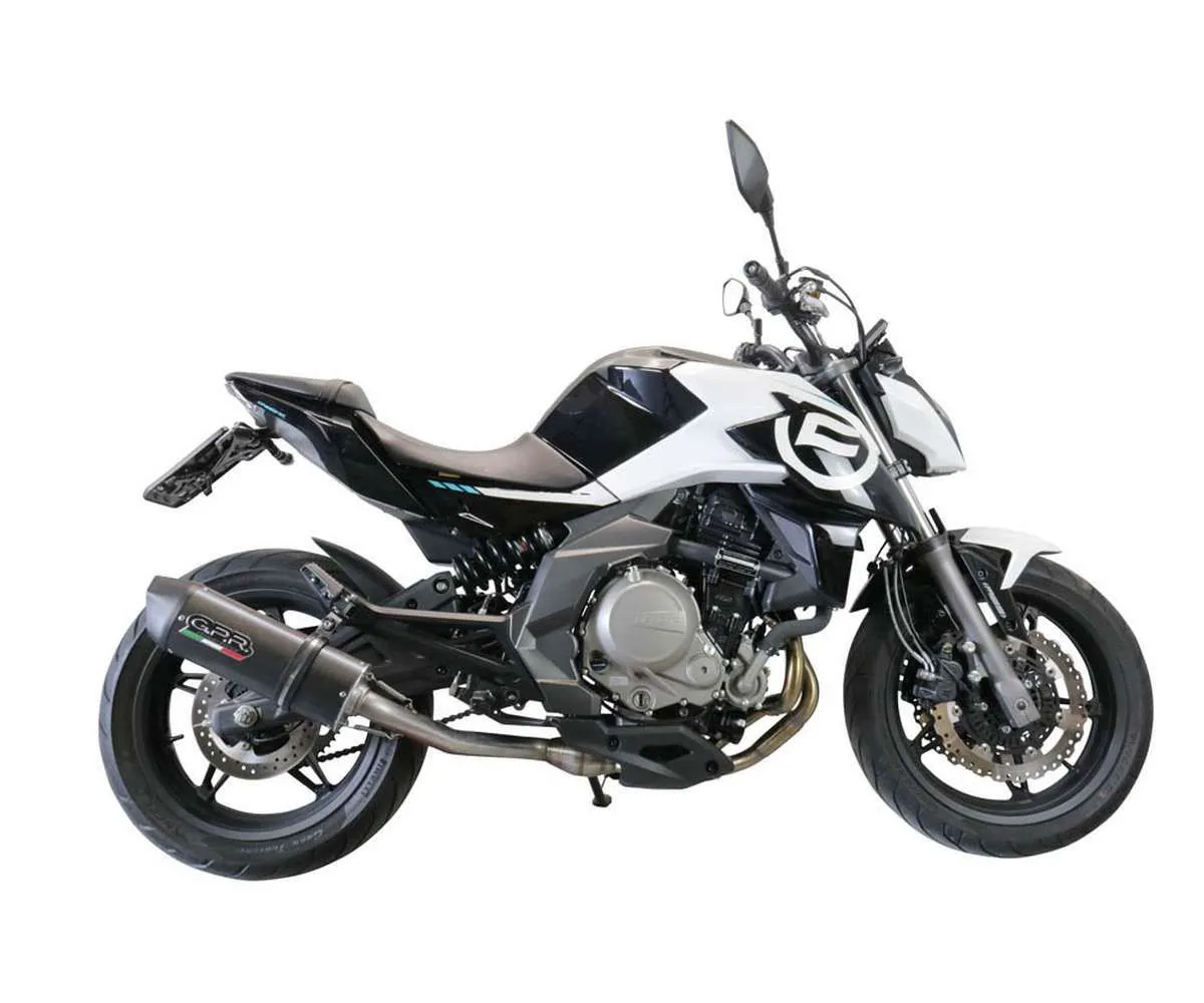 Terminale Di Scarico Gpr Furore Evo4 Poppy Omologato Nero Opaco Per Cf Moto 650 Mt 2021 > 2024-CF.4.CAT.FUPO-387058