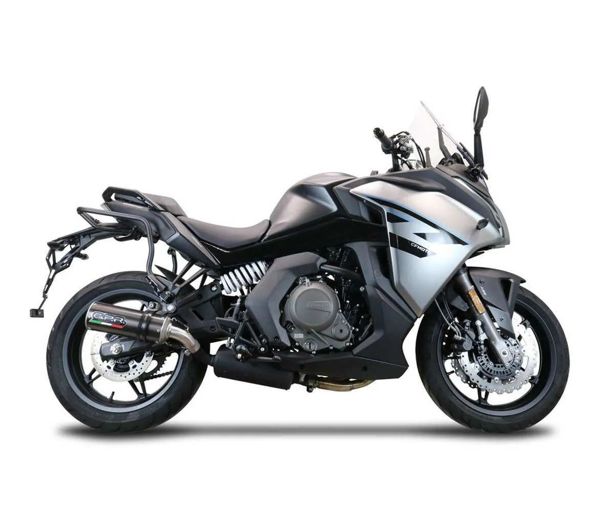 Terminale Di Scarico Gpr M3 Poppy Omologato Inox 304 Satinato Per Cf Moto 650 Gt 2022 > 2024-CF.7.M3.PP-387041
