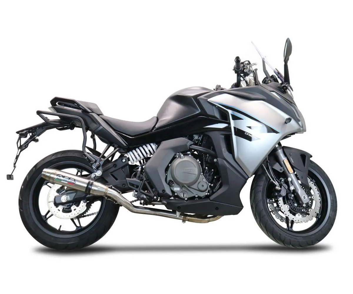 Terminale Di Scarico Gpr Deeptone Inox Racing Inox Satinato Per Cf Moto 650 Gt 2022 > 2024-CF.9.RACE.DE-387043