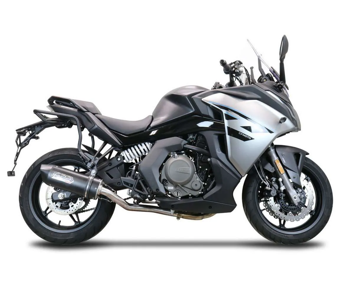 Terminale Di Scarico Gpr Furore Nero Racing Nero Opaco Per Cf Moto 650 Gt 2022 > 2024-CF.9.RACE.FUNE-387044
