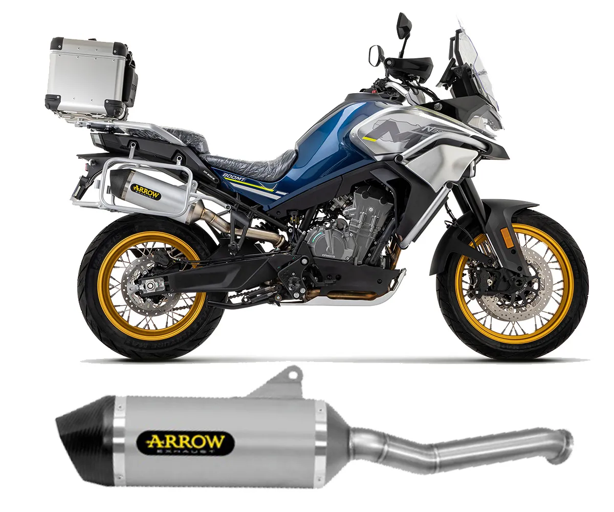 Terminale Scarico Arrow Race-tech Titanio Cf Moto 800 Mt Touring 2022 > 2024-71943PK-289441