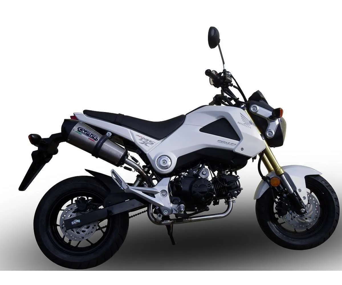 Scarico Completo Gpr Gpe Ann. Titanium Racing Titanio Satinato Per Honda Msx - Grom 125 2018 > 2020-CO.E4.H.233.RACE.GPAN.TO-387223