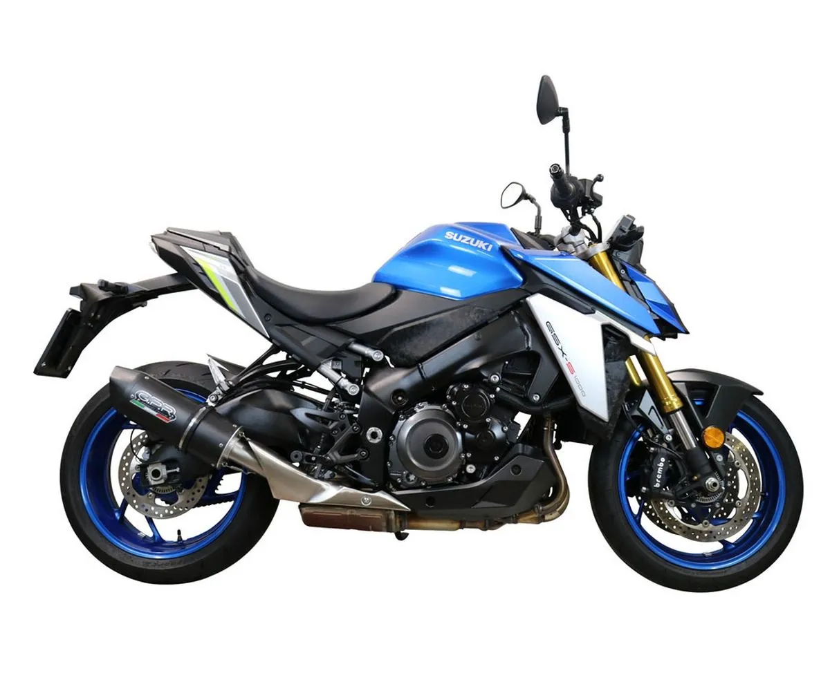 Scarico Completo Gpr Furore Poppy Omologato Nero Opaco Per Suzuki Gsx-s 1000 F 2015 > 2016-CO.S.192.1.FUPO-292131