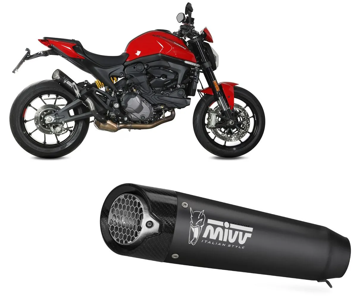 Terminale Di Scarico Mivv X-m5 Nero Per Ducati Monster 937/monster 937 + 2021 > 2024-D.048.LC5B-290251