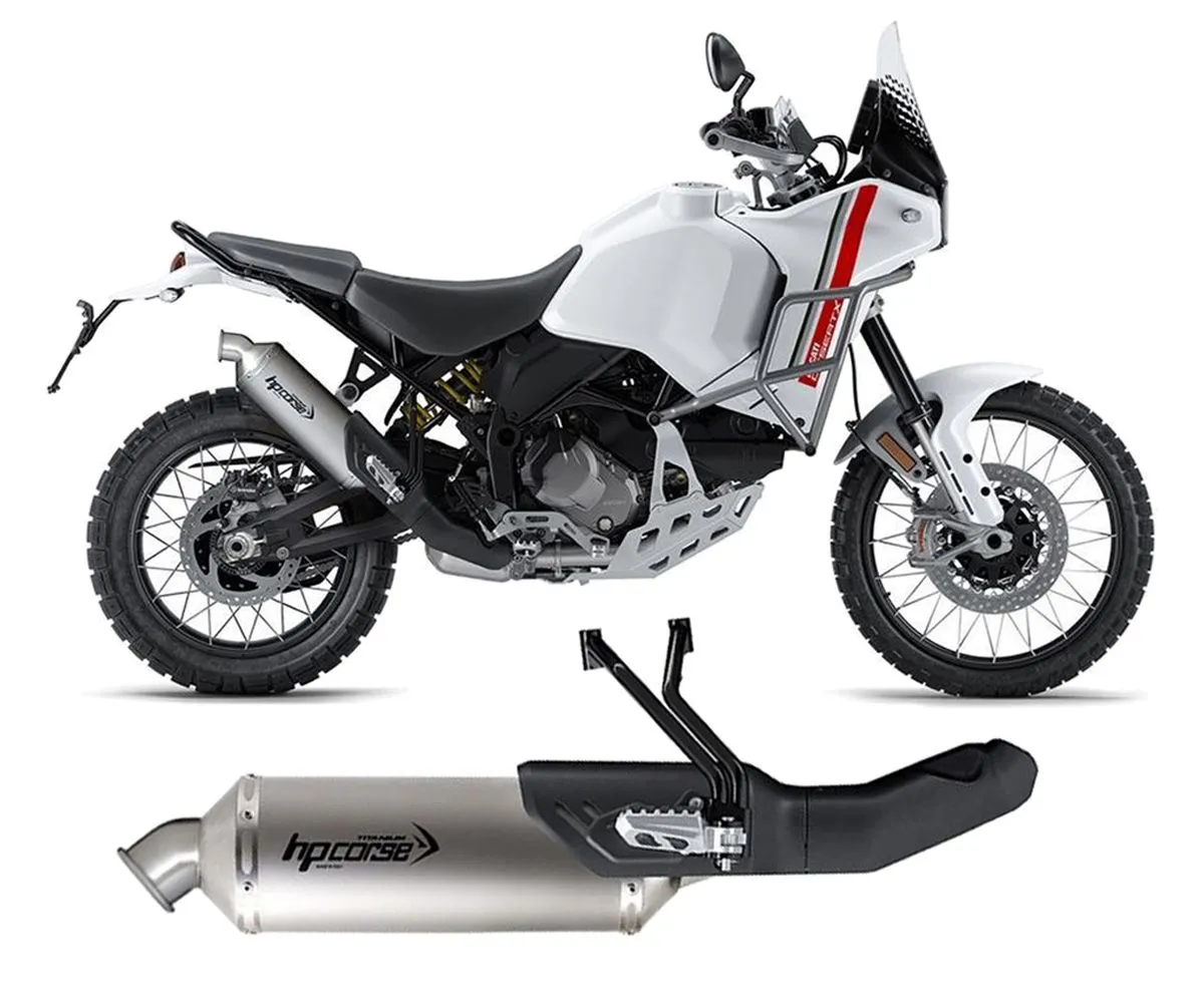 Terminale Scarico Hp Corse Sp-1 Short Titanio Ducati Desertx 2022 > 2024-DUDEXSP1300T-AB-290053