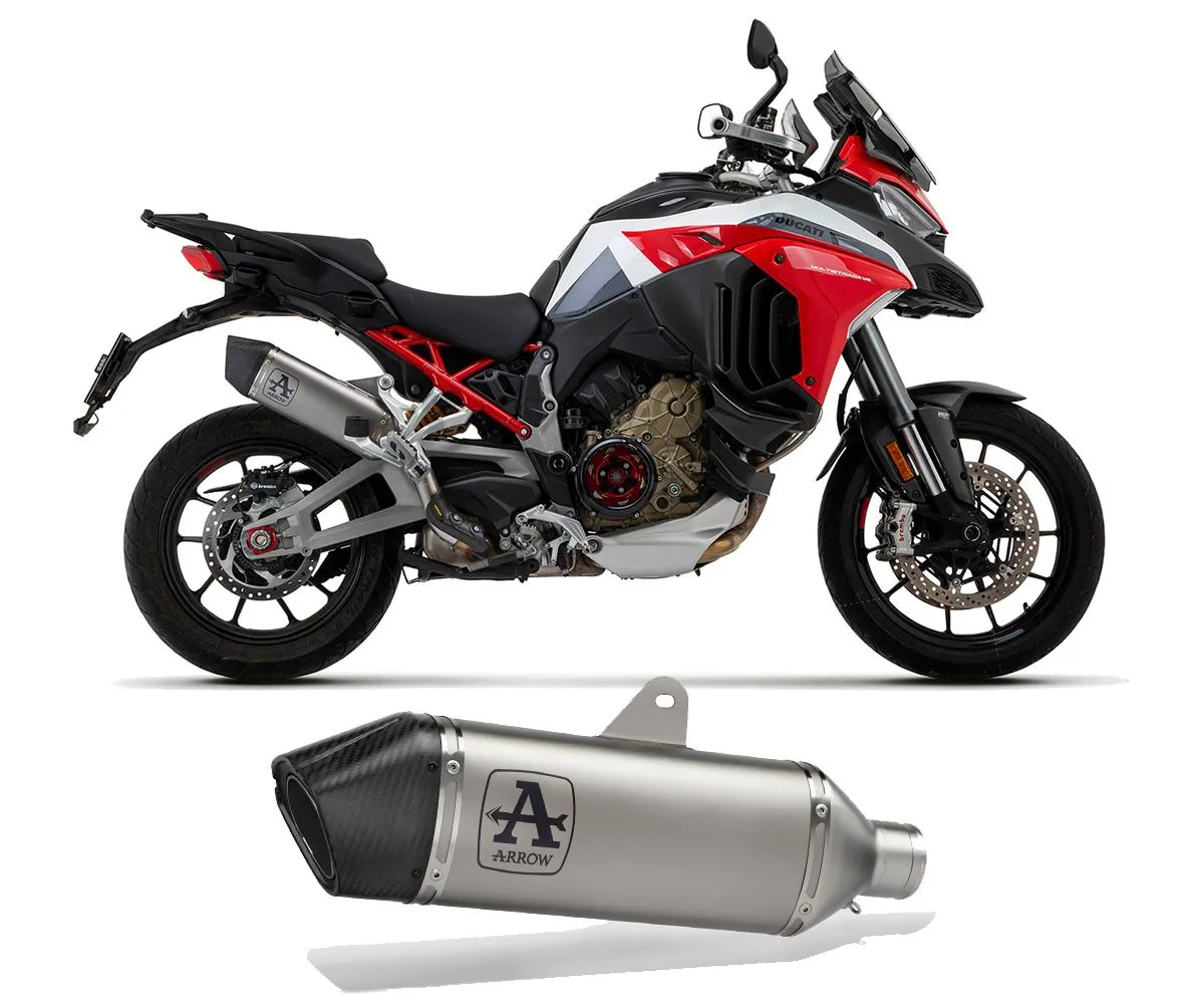 Terminale Scarico Arrow Veloce Titanio Ducati Multistrada V4 1100 2021 > 2024-72501VL-297086