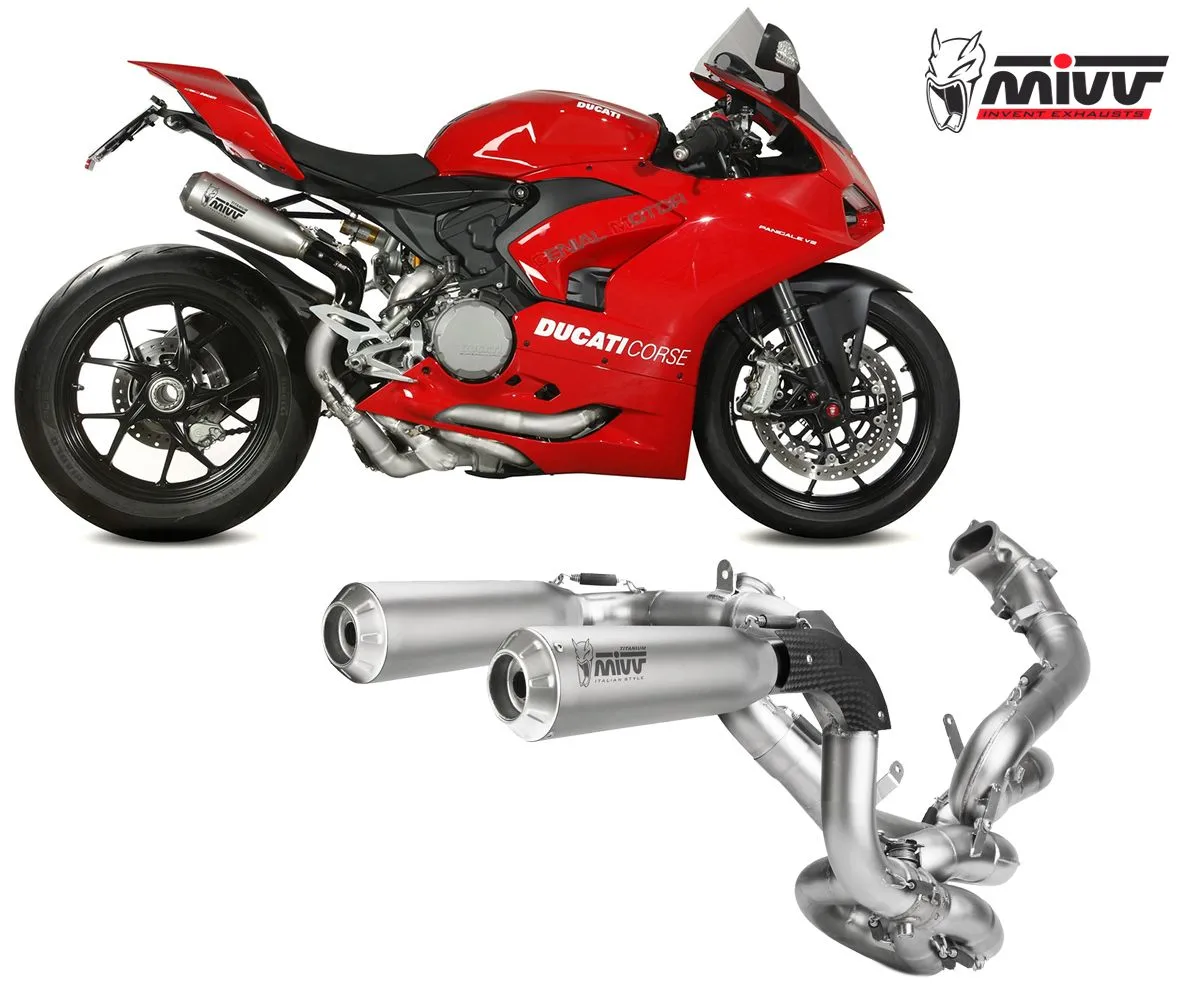Impianto Completo Evo Mivv Impianto Completo Titanio Alto Per Ducati Panigale V2 2020 > 2024-R.DU.0004.SC4T-388262