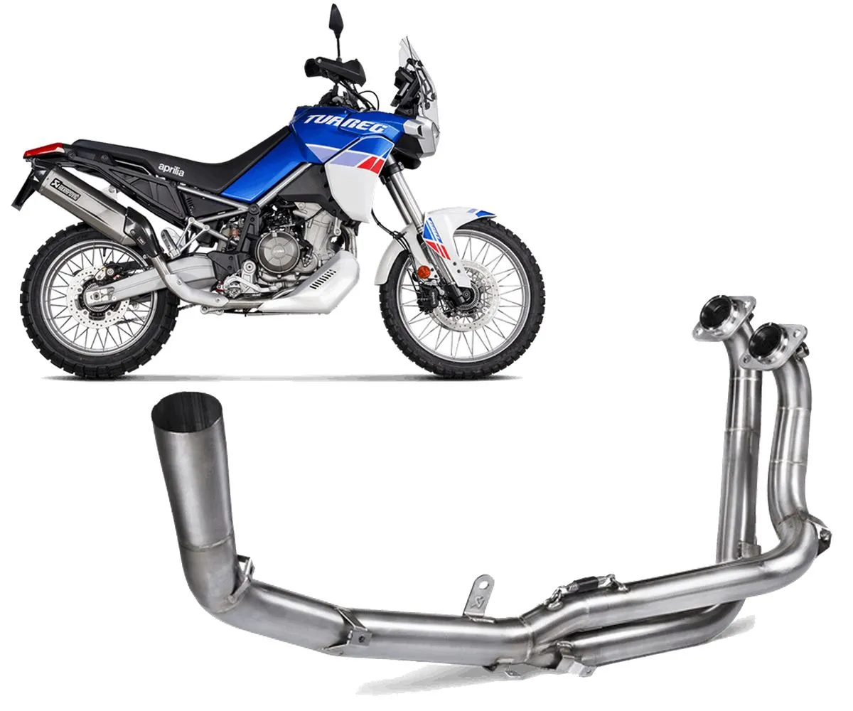 Collettore Akrapovic In Acciaio Inox Per Aprilia Tuareg 660 2022 > 2024-E-A6R1-290393