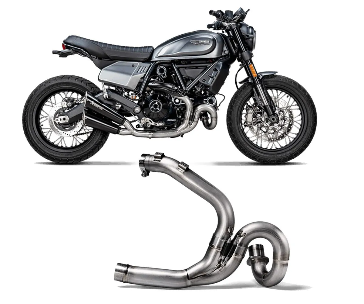 Collettore Akrapovic In Titanio Per Ducati Scrambler Nightshift 2022-E-D8E2-290407