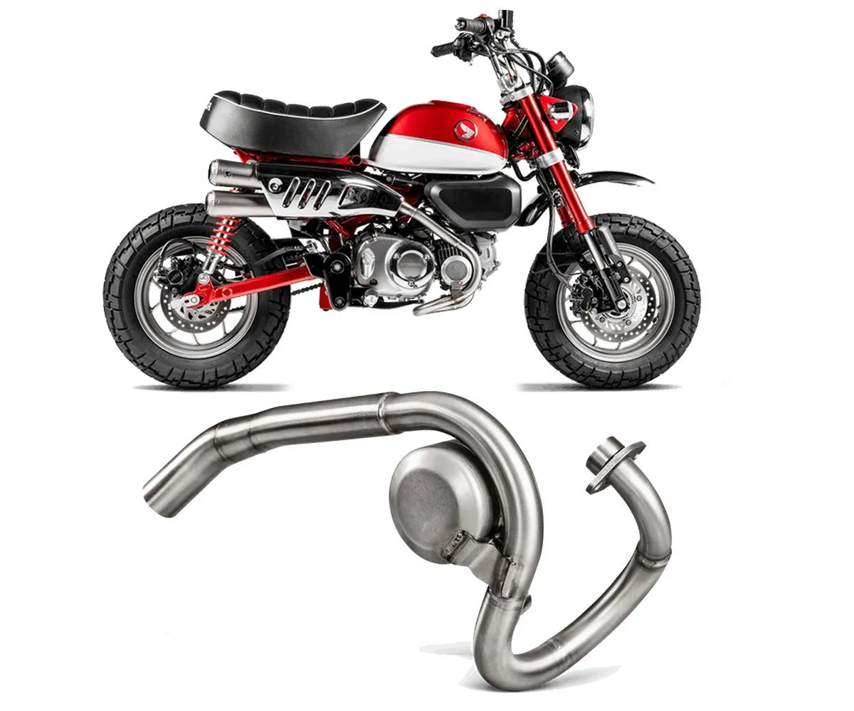 Collettore Akrapovic In Acciaio Inox Per Honda Monkey 2019 > 2024-E-H125R3-290419