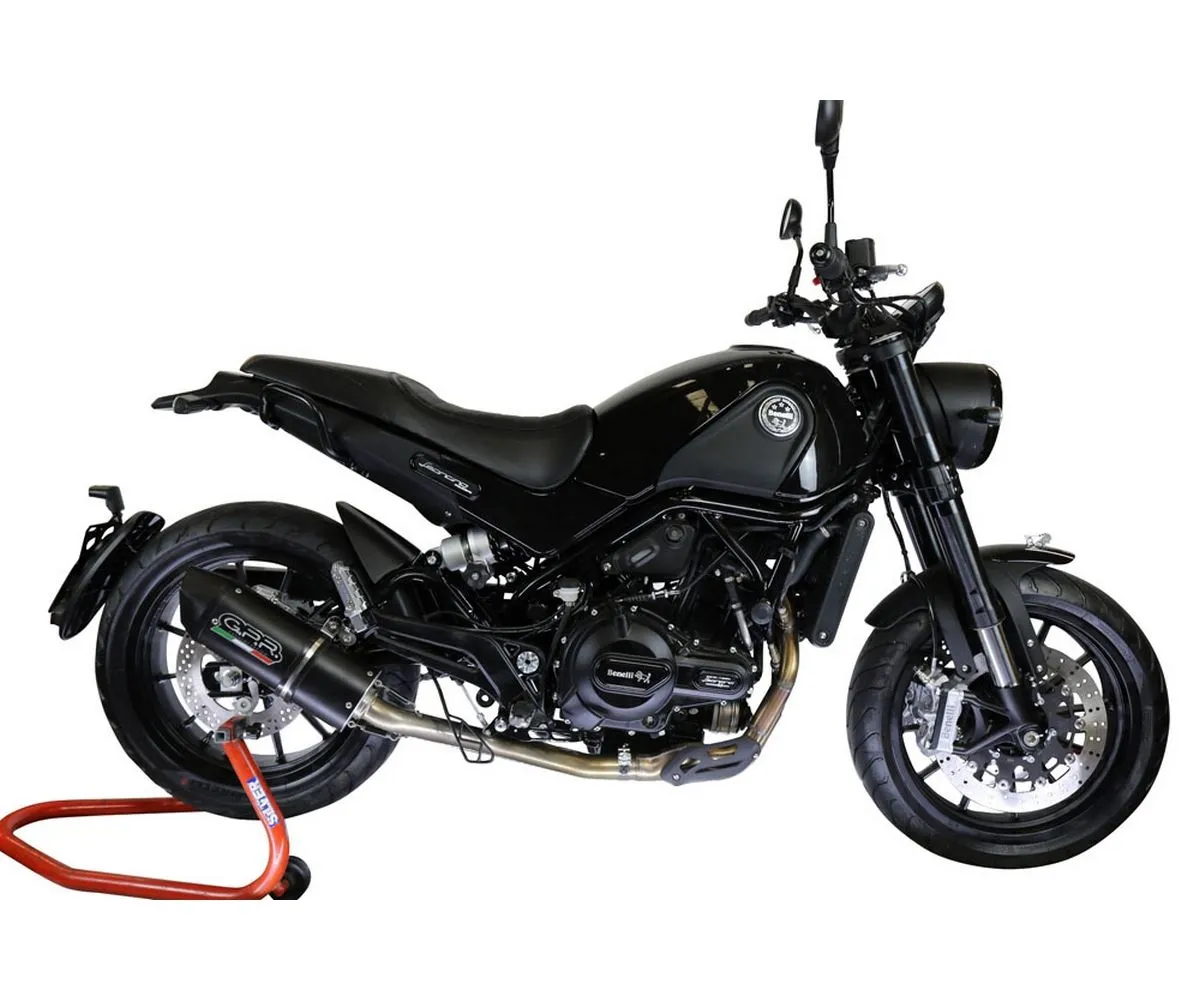 Scarico Semicompleto Gpr Furore Evo4 Poppy Catalizzato Nero Opaco Per Benelli Leoncino 500 2017 > 2020-E4.BE.17.CAT.FP4-290674