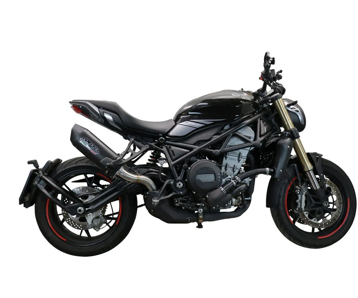 Terminale Di Scarico Gpr Furore Evo4 Poppy Omologato Nero Opaco Per Benelli 752 S 2019 > 2021-E4.BE.21.FP4-290698