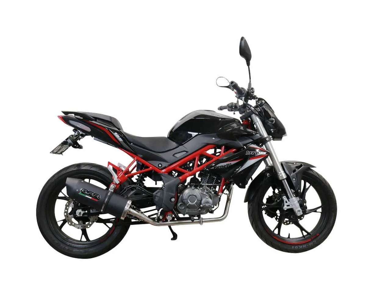 Scarico Completo Gpr Furore Evo4 Nero Omologato Nero Opaco Per Benelli Bn 125 2018 > 2020-E4.BE.22.CAT.FNE4-386847