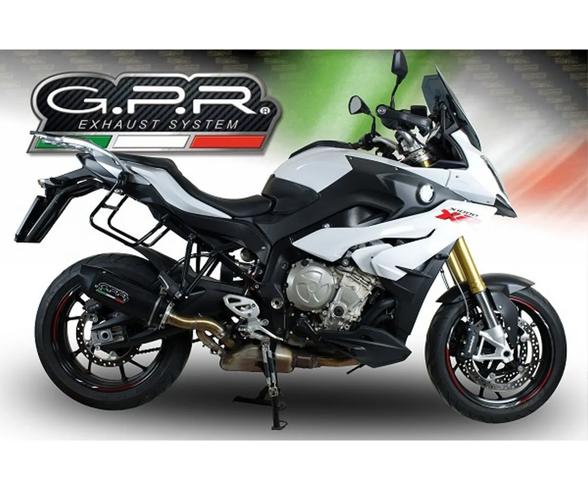Terminale Di Scarico Gpr Furore Evo4 Poppy Omologato Nero Opaco Per Bmw S 1000 Xr 2017 > 2019-E4.BMW.90.FP4-290798