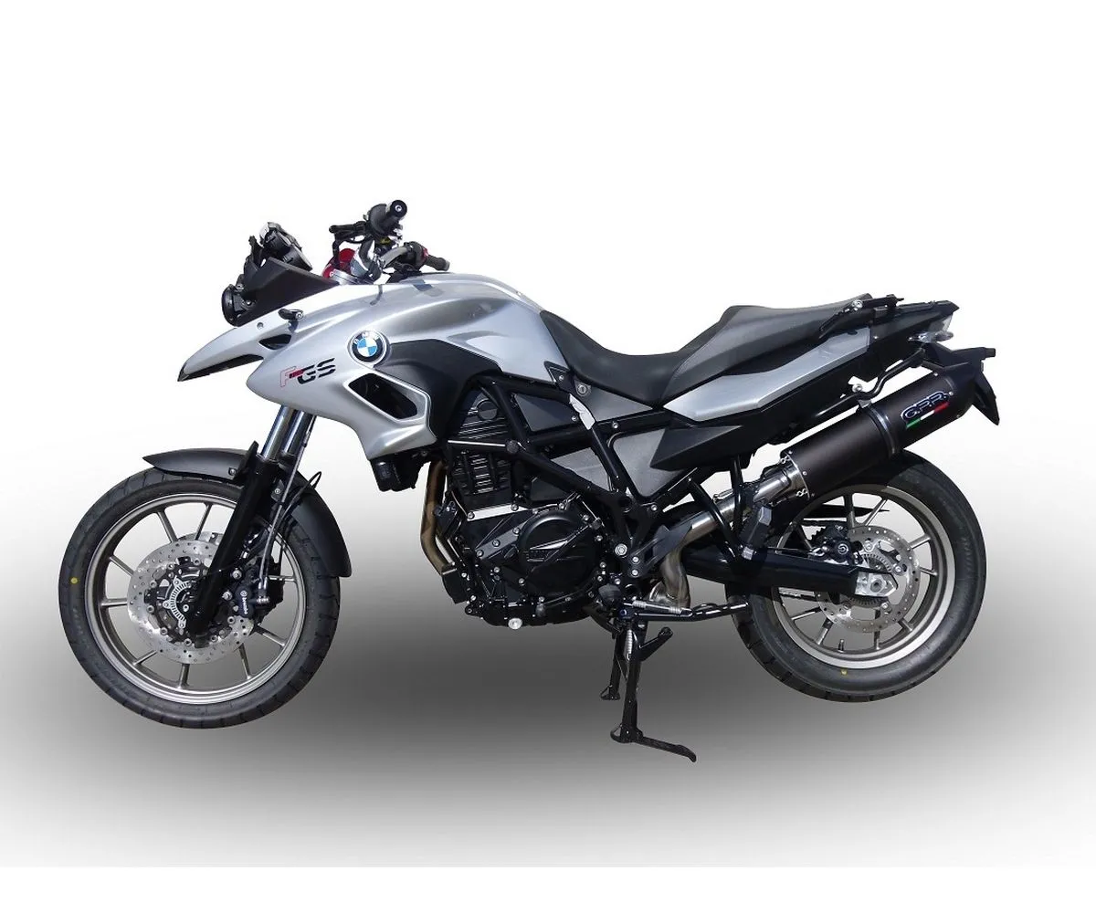 Terminale Di Scarico Gpr Furore Evo4 Poppy Omologato Nero Opaco Per Bmw F 700 Gs 2016 > 2018-E4.BM.100.FP4-290746