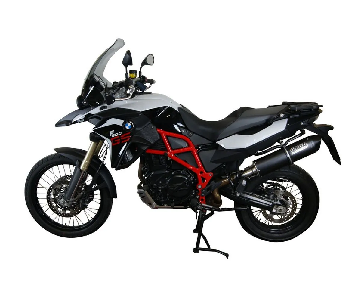 Terminale Di Scarico Gpr Furore Evo4 Poppy Omologato Nero Opaco Per Bmw F 800 Gs 2016 > 2018-E4.BM.101.FP4-290761