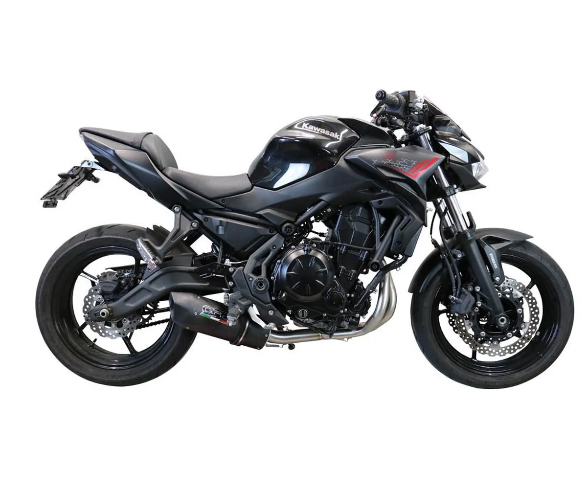Scarico Completo Gpr Furore Evo4 Poppy Catalizzato Nero Opaco Per Kawasaki Z 650 2017 > 2020-E4.CO.K.160.CAT.FP4-291549