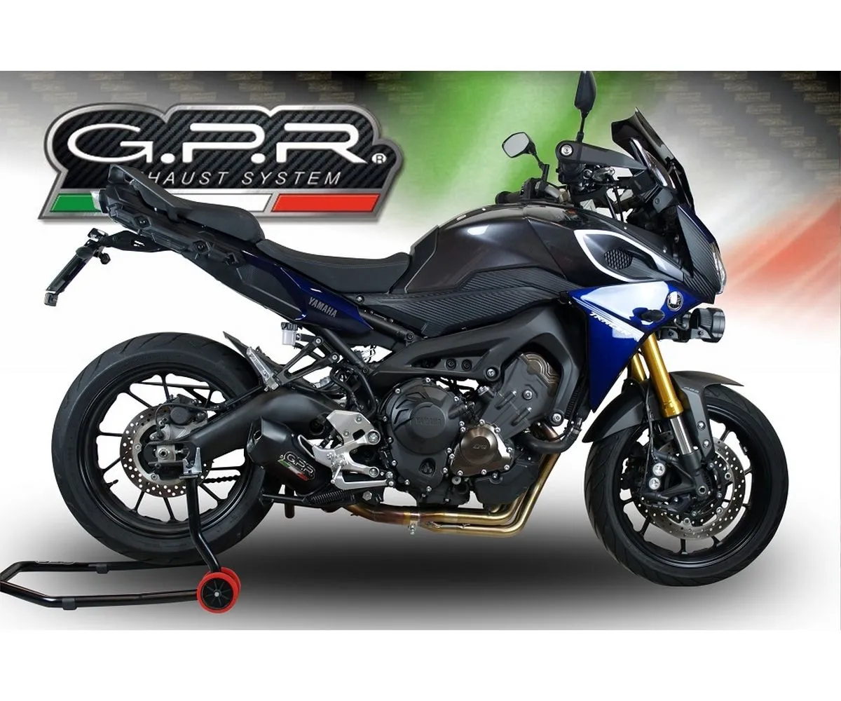 Scarico Completo Gpr Furore Evo4 Poppy Catalizzato Nero Opaco Per Yamaha Fj-09 Tr 2017 > 2020-E4.CO.Y.201.CAT.FP4-292499