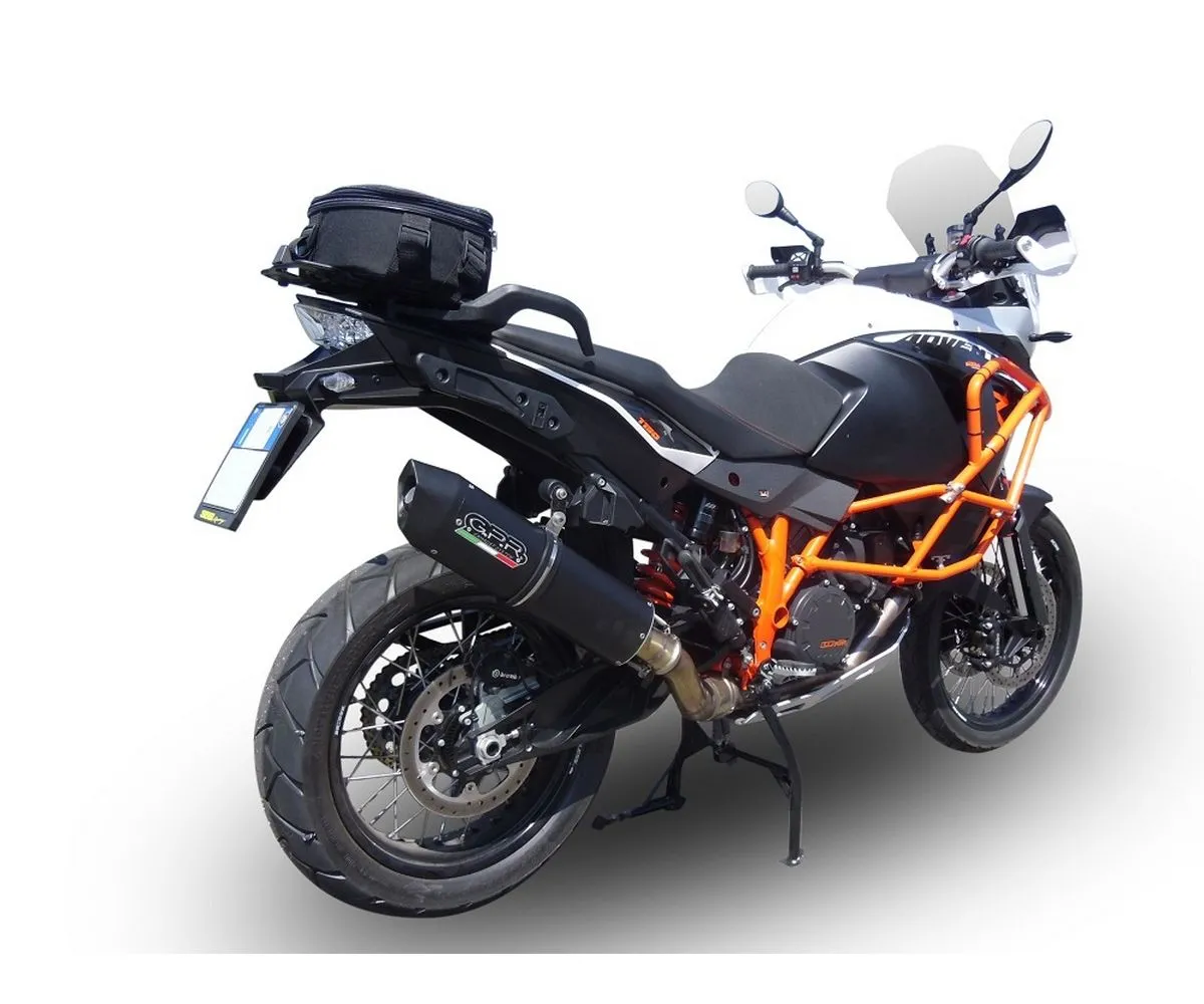 Terminale Di Scarico Gpr Furore Evo4 Poppy Omologato Nero Opaco Per Ktm Lc 8 1290 Super Adv 2017 > 2020-E4.KTM.55.2.FP4-291834