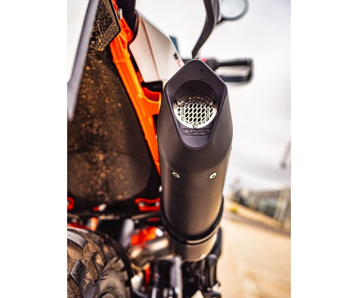 Terminale Di Scarico Gpr Furore Evo4 Poppy Omologato Nero Opaco Per Ktm Duke 890 L 2021 > 2023-E4.KT.104.FP4-291800