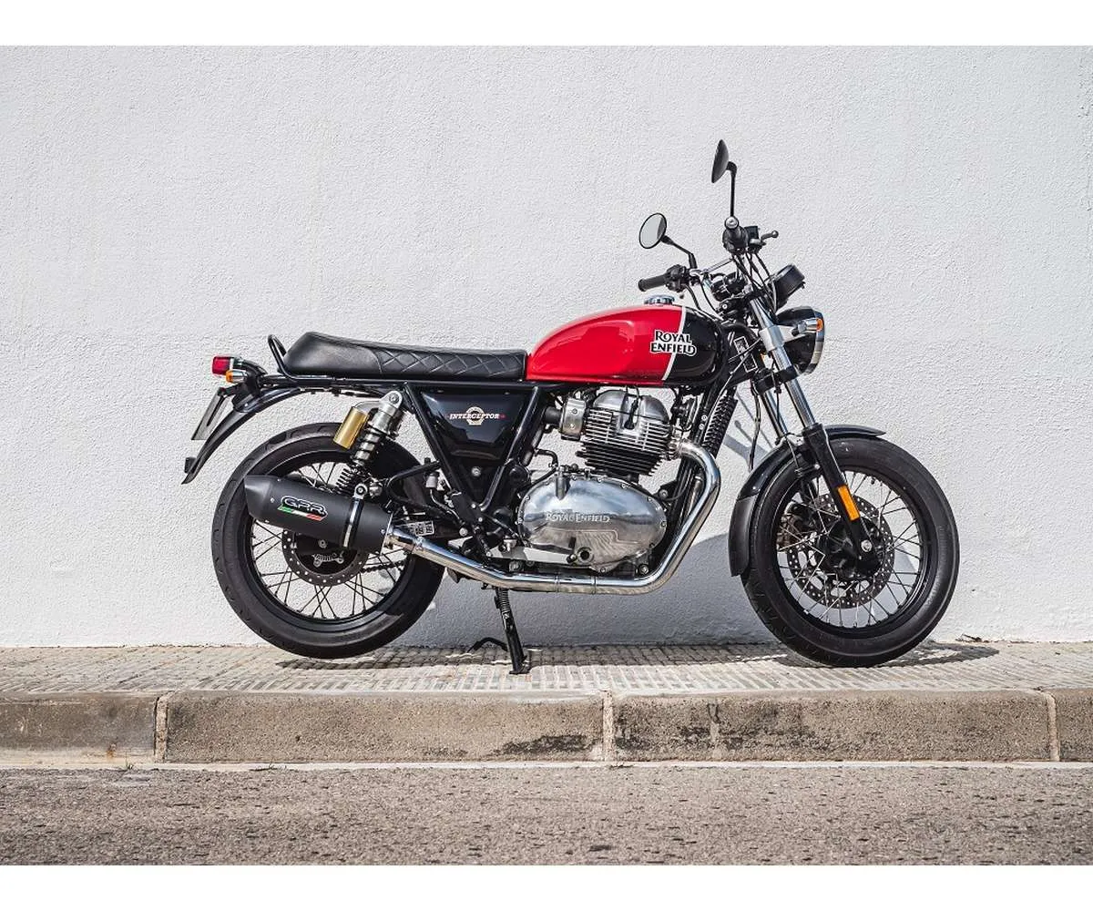 Coppia Terminali Di Scarico Gpr Furore Evo4 Nero Omologato Nero Opaco Per Royal Enfield Continental 650 2021 > 2023-E4.ROY.10.CAT.FNE4-387642
