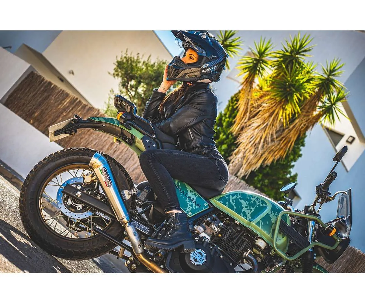 Terminale Di Scarico Gpr Powercone Evo Omologato Inox 304 Satinato Per Royal Enfield Himalayan 410 Diam 42,5 2017 > 2020-E4.ROY.5.CAT.PCEV-387637