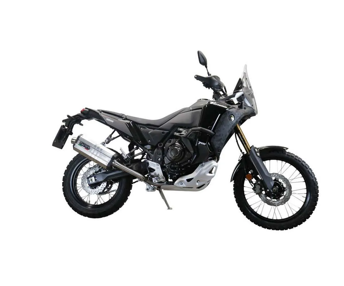 Terminale Di Scarico Gpr Dune Titanium Omologato Titanio Satinato Per Yamaha Tenere 700 2019 > 2020-E4.Y.208.DNTIT-387775