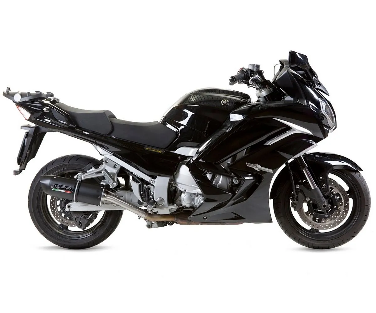 Coppia Terminali Di Scarico Gpr Furore Evo4 Poppy Catalizzato Nero Opaco Per Yamaha Fjr 1300 2017 > 2020-E4.Y.214.CAT.FUPO-292578
