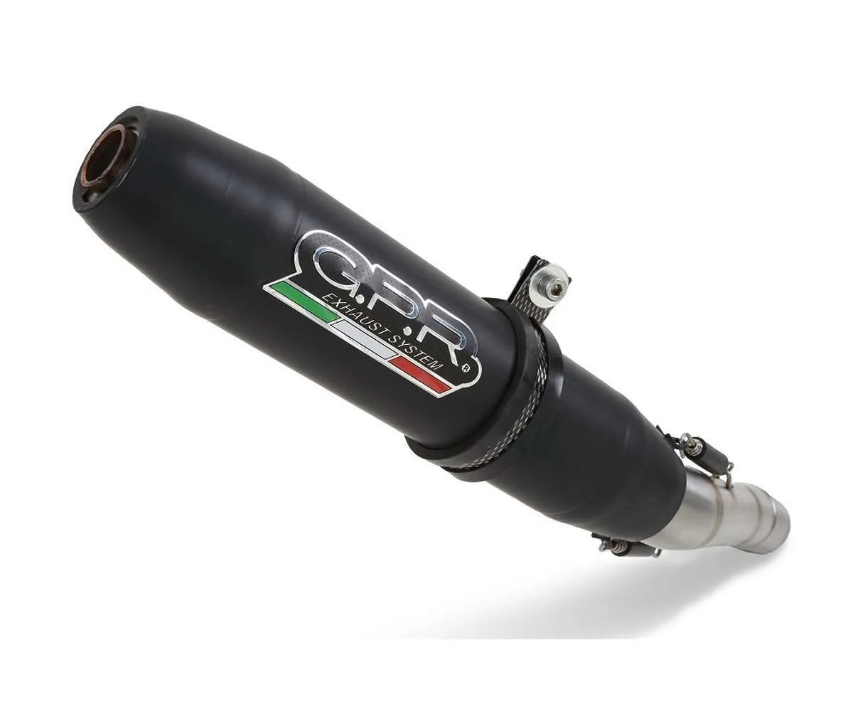 Scarico Completo Gpr Deeptone Nero Omologato Inox Nero Per Zontes Zt 310 X / T 2018 > 2020-E4.Z.2.CAT.DENE-387800