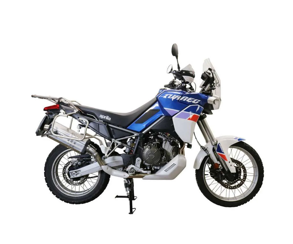 Terminale Di Scarico Gpr Dune Titanium Omologato Titanio Satinato Per Aprilia Tuareg 660 2021 > 2024-E5.A.77.DNTIT-386837