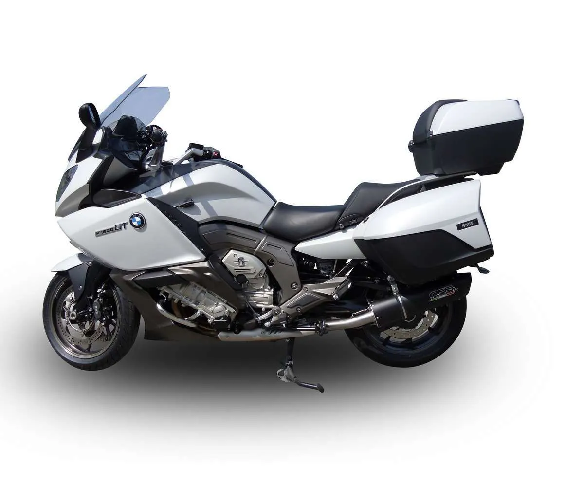 Coppia Terminali Di Scarico Gpr Furore Evo4 Poppy Omologato Nero Opaco Per Bmw K 1600 Gt 2022 > 2024-E5.BMW.50.FP4-386992