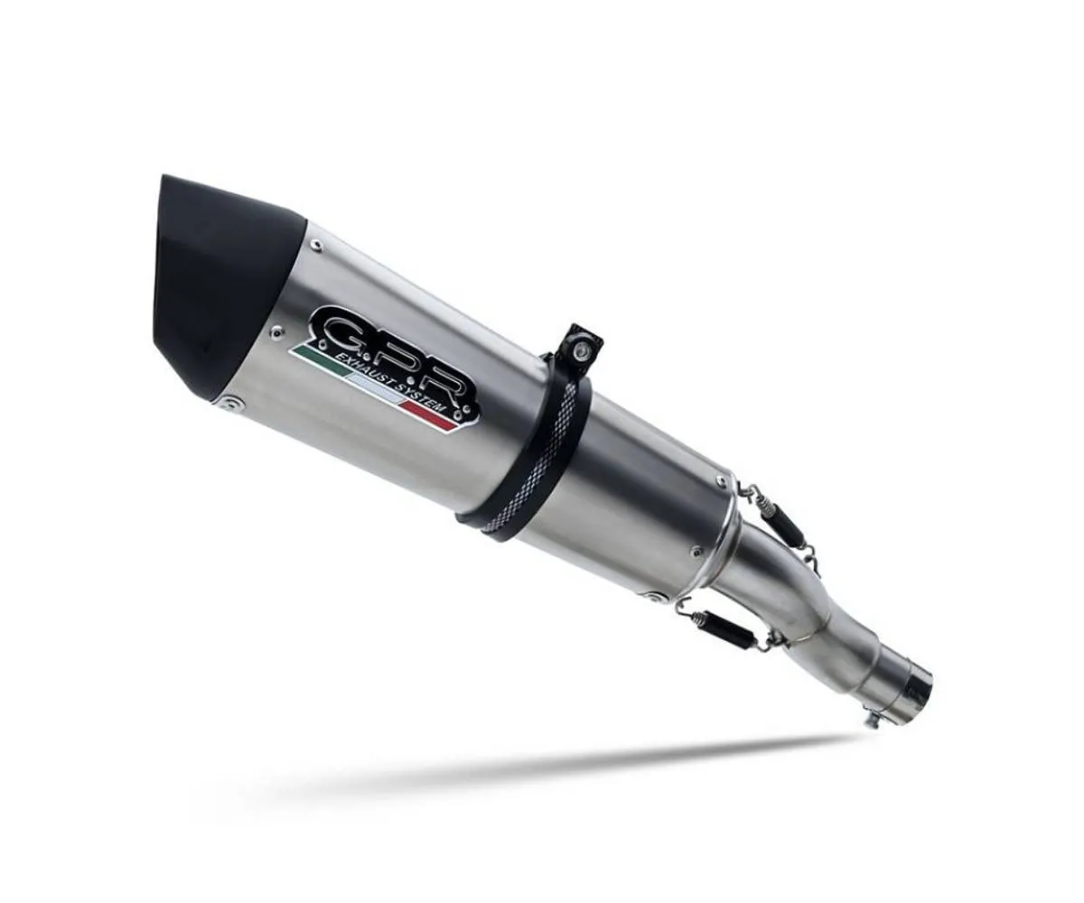 Coppia Terminali Di Scarico Gpr Gp Evo4 Titanium Omologato Titanio Satinato Per Bmw K 1600 Gt 2022 > 2024-E5.BMW.50.GPAN.TO-386994