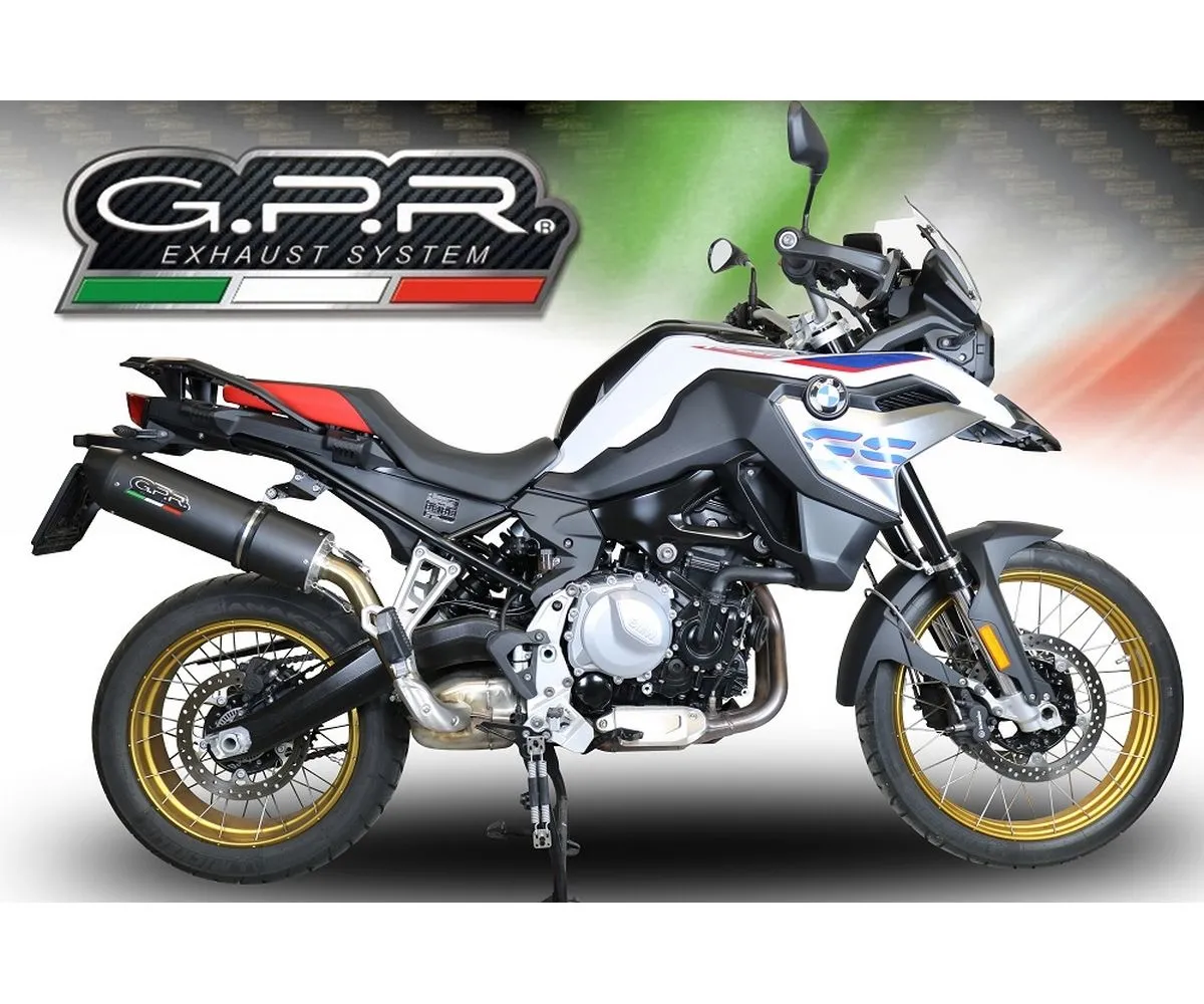 Terminale Di Scarico Gpr Furore Evo4 Poppy Omologato Nero Opaco Per Bmw F 850 Gs / Adventure 2021 > 2024-E5.BM.94.FP4-290776