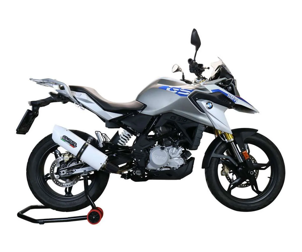 Scarico Completo Gpr Albus Evo4 Omologato Bianco Lucido Per Bmw G 310 Gs 2022 > 2024-E5.BM.CAT.106.ALBE5-386871